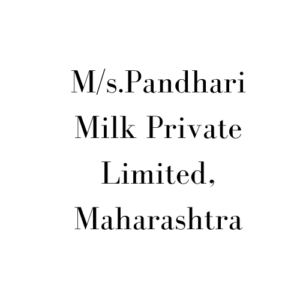 Ms.Pandhari Milk Private Limited, Maharashtra