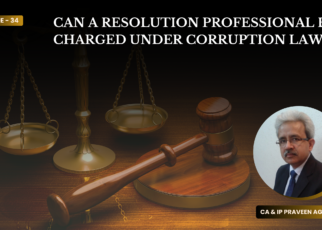 Can a Resolution Professional Be Charged Under Corruption Law?